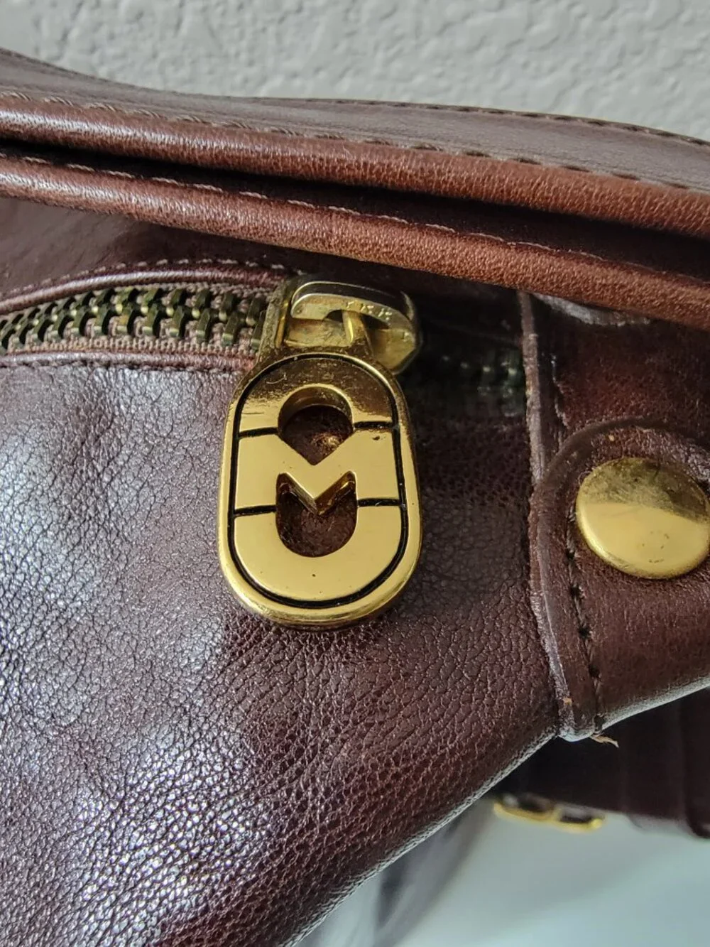 Marino Orlandi Brown Leather Bucket Bag Convertible Sling Backpack Italy